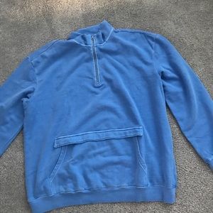 New Target blue man’s 1/4 zip pullover 3XLT
